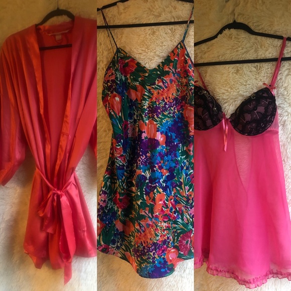 Other - Lot of 3 Pc Unique Lingerie Lot VS & More Size L